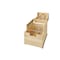 Rev-A-Shelf Maple Veneer, Light Brown, 14.5 in W, 18.23 in H, 22.25 in D, 22.25 in L, Light Brown 4CW2-18SC-1 - alternate 3